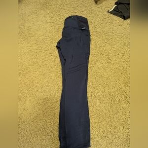 Oiselle Triple Threat Tights Size 2 Navy Blue
